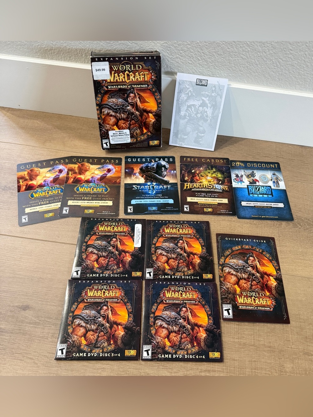 World of Warcraft: Warlords of Draenor (Windows/Mac, 2014) Expansion Set